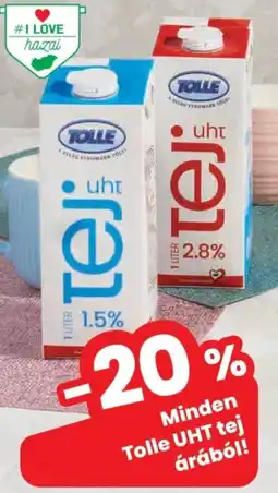Spar Tolle UHT tej ajánlat