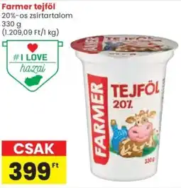 Spar Farmer tejföl ajánlat