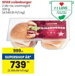 Spar SPAR csibeburger ajánlat