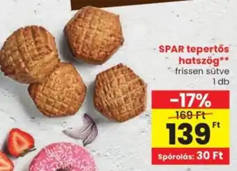Spar SPAR tepertős hatszög ajánlat