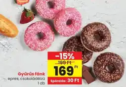Spar Gyűrűs fánk ajánlat