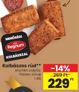 Spar Kolbászos rúd ajánlat