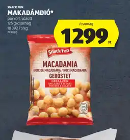 ALDI SNACK FUN MAKADÁMDI ajánlat