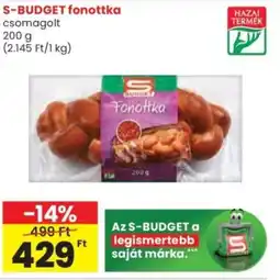 Spar S-BUDGET fonottka ajánlat
