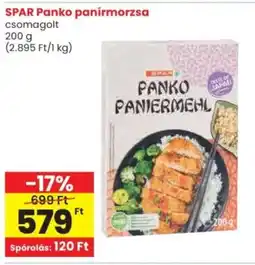 Spar SPAR Panko panírmorzsa ajánlat