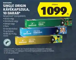 ALDI BARISSIMO SINGLE ORIGIN KÁVÉKAPSZULA, 10 DARAB ajánlat