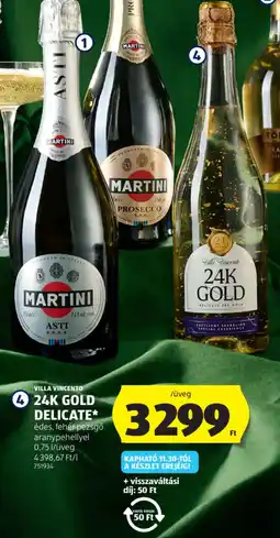 ALDI VILLA VINCENZO 24K GOLD DELICATE ajánlat