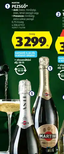 ALDI MARTINI PEZSGŐ ajánlat