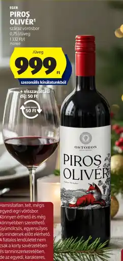 ALDI EGER PIROS OLIVÉR ajánlat