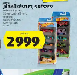 ALDI MATTEL JÁRMŰKÉSZLET ajánlat