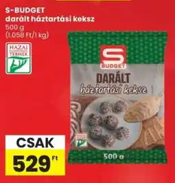 Spar S-BUDGET darált háztartási keksz ajánlat
