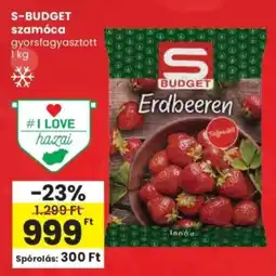 Spar S-BUDGET szamóca ajánlat