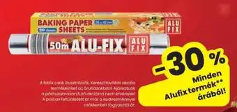 Spar Minden Alufix termék ajánlat