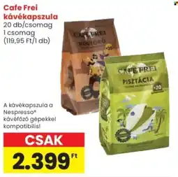 Spar Cafe Frei kávékapszula ajánlat