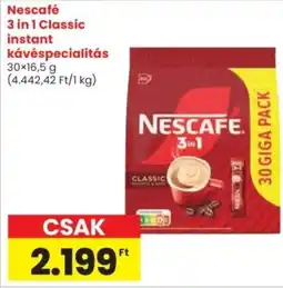 Spar Nescafé 3 in 1 Classic instant kávéspecialitás ajánlat