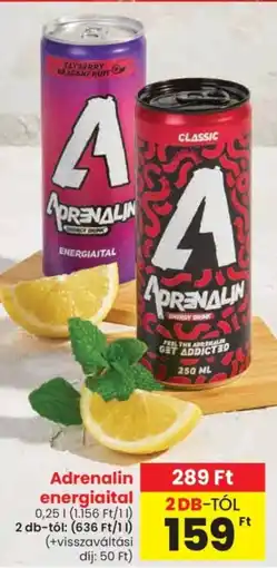 Spar Adrenalin energiaital ajánlat