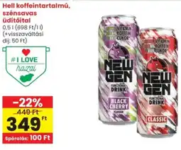 Spar Hell koffeintartalmú ajánlat