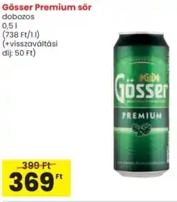 Spar Gösser Premium sör ajánlat