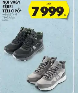 ALDI ADVENTURIDGE NŐI VAGY FÉRFI TÉLI CIPŐ ajánlat