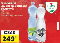 Spar Szentkirályi Egy Csepp, extra dús ásványvíz ajánlat