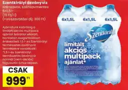 Spar Szentkirályi ásványvíz ajánlat