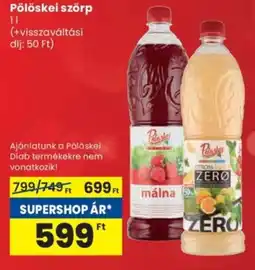 Spar Pölöskei szörp ajánlat
