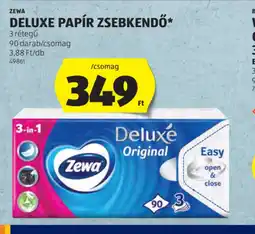 ALDI ZEWA DELUXE PAPÍR ZSEBKENDŐ ajánlat