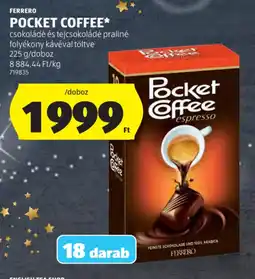 ALDI FERRERO POCKET COFFEE ajánlat