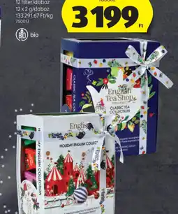 ALDI ENGLISH TEA SHOP KARÁCSONYI TEAVÁLOGATÁS ajánlat