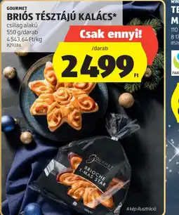 ALDI GOURMET BRIS TÉSZTÁJÚ KALÁCS ajánlat