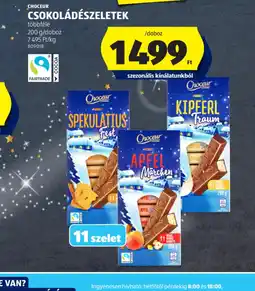 ALDI CHOCEUR CSOKOLÁDÉSZELETEK ajánlat