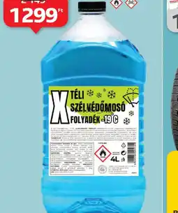 Auchan X TÉLI SZÉLVÉDŐMOS FOLYADÉK ajánlat