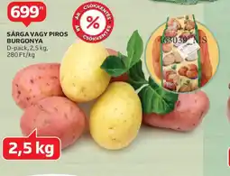 Auchan SÁRGA VAGY PIROS BURGONYA ajánlat