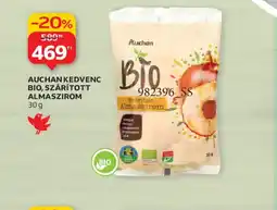 Auchan Auchan Kedvenc Bio, Szárított Almaszirom ajánlat