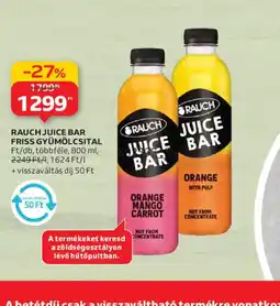 Auchan RAUCH JUICE BAR FRISS GYÜMÖLCSITAL ajánlat
