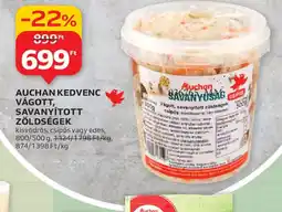 Auchan AUCHAN KEDVENC VÁGOTT, SAVANYÍTOTT ZÖLDSÉGEK ajánlat