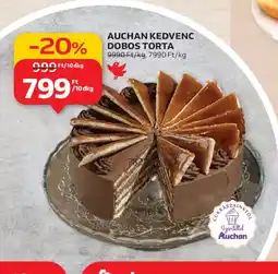 Auchan AUCHAN KEDVENC DOBOS TORTA ajánlat