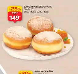 Auchan SÁRGABARACKOS FÁNK ajánlat
