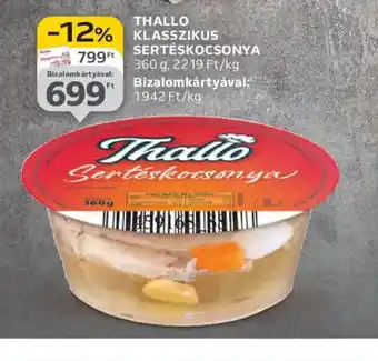 Auchan THALLO KLASSZIKUS SERTÉSKOCSONYA ajánlat