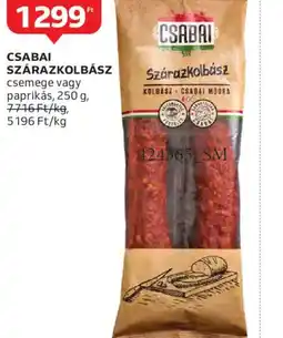 Auchan CSABAI SZÁRAZKOLBÁSZ ajánlat
