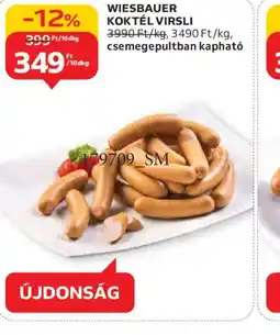 Auchan WIESBAUER KOKTÉL VIRSLI ajánlat