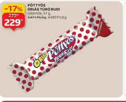 Auchan PÖTTYÖS RIÁS TÚR RUDI ajánlat