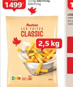 Auchan AUCHAN KEDVENC KLASSZIKUS HASÁBBURGONYA ajánlat
