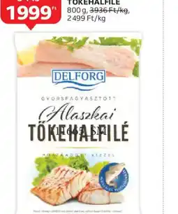 Auchan DELFORG GYORSFAGYASZTOTT ALASZKAI TŐKEHALFÉLÉ ajánlat