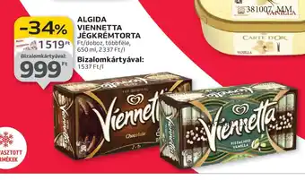 Auchan ALGINDA VIENNETTA JÉGKRÉMTORTA ajánlat