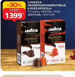 Auchan LAVAZZA NESPRESSO KOMPATIBILIS KÁVÉKAPSZULA ajánlat