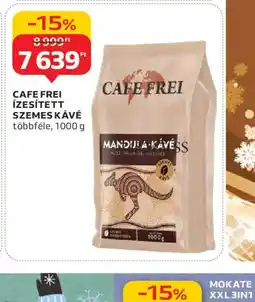 Auchan CAFE FREI ÍZESÍTETT SZEMES KÁVÉ ajánlat