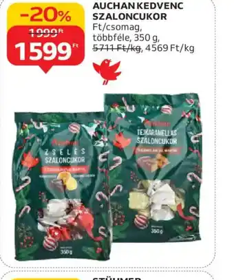 Auchan AUCHAN KEDVENC SZALONCUKOR ajánlat
