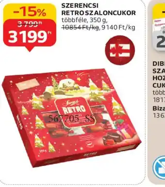 Auchan SZERENCSI RETROSZALONCUKOR ajánlat