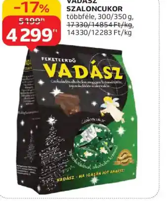 Auchan VADÁSZ SZALONCUKOR ajánlat